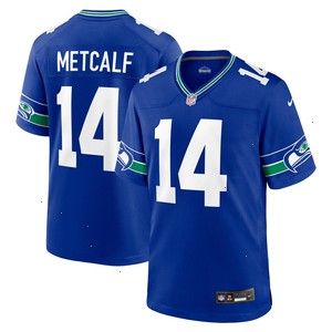 DK Metcalf Seattle Seahawks Nike Throwback Player Game Jersey - Royal
