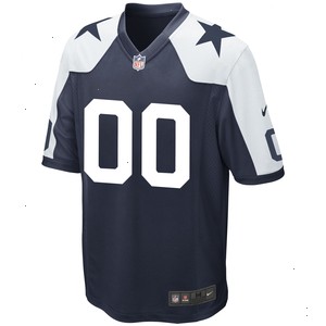 Dallas Cowboys Nike Alternate Custom Game Jersey - Navy